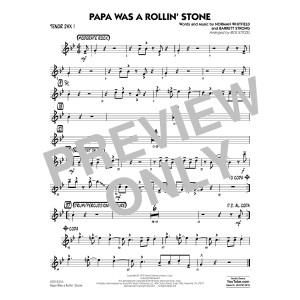 Papa Was a Rollin' Stone (arr. Rick Stitzel) - Tenor Sax 1