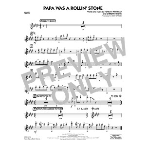 Papa Was a Rollin' Stone (arr. Rick Stitzel) - Flute