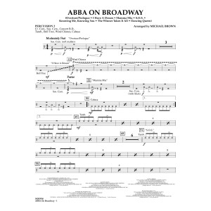 ABBA on Broadway (arr. Michael Brown) - Percussion 2