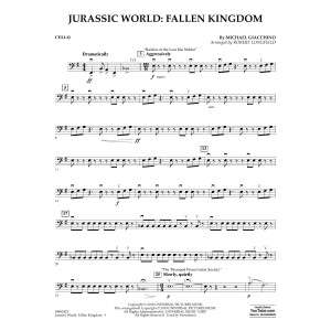 Jurassic World: Fallen Kingdom (arr. Robert Longfield) - Cello