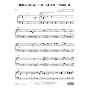 Jurassic World: Fallen Kingdom (arr. Robert Longfield) - Piano