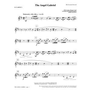 The Angel Gabriel - Bb Clarinet 1