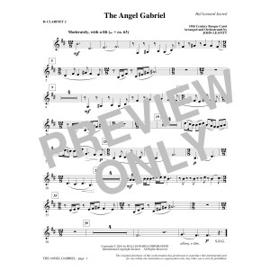 The Angel Gabriel - Bb Clarinet 2