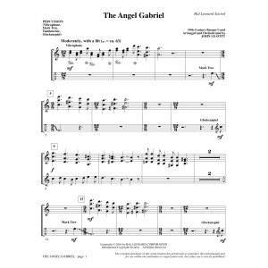 The Angel Gabriel - Percussion 1 & 2