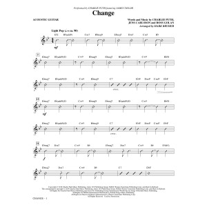 Change (feat. James Taylor) (arr. Mark Brymer) - Acoustic Guitar