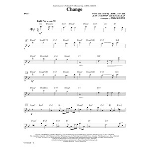 Change (feat. James Taylor) (arr. Mark Brymer) - Bass