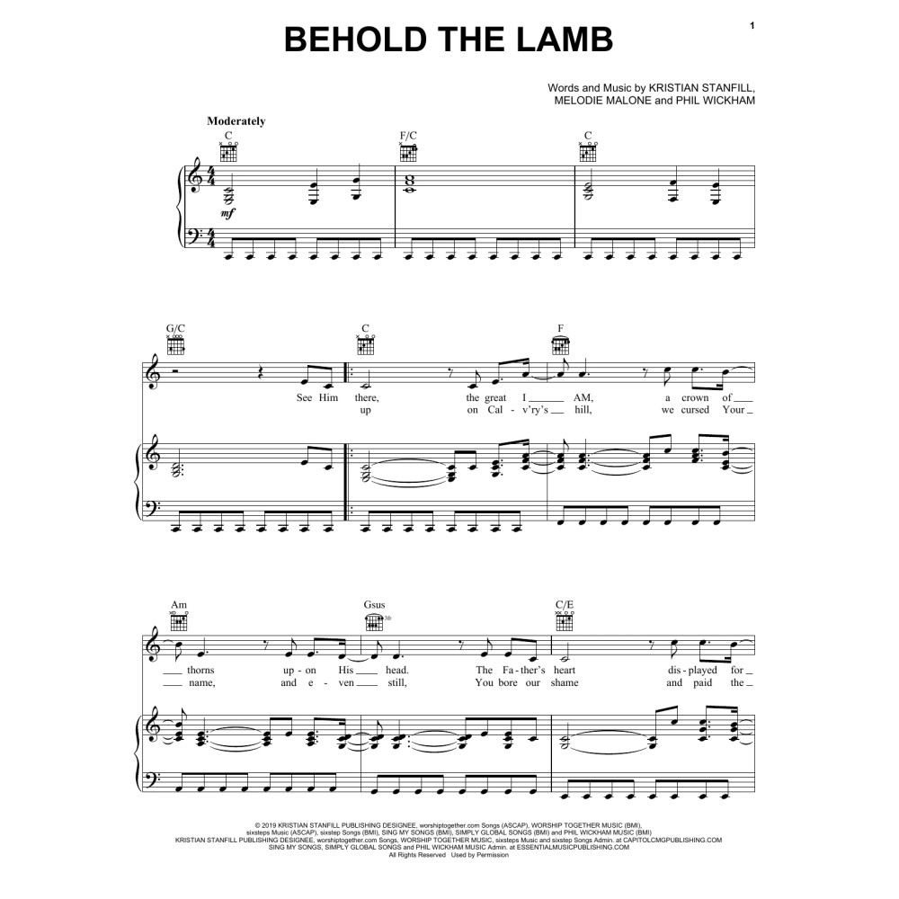 Behold The Lamb (feat. Kristian Stanfill)
