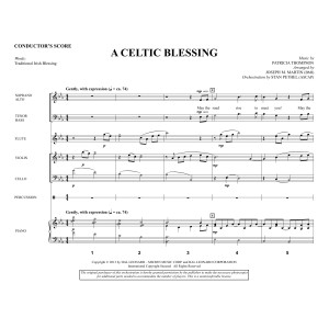 A Celtic Blessing - Full Score