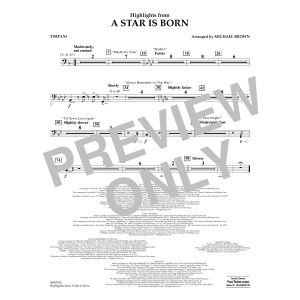 Highlights from A Star Is Born - Timpani