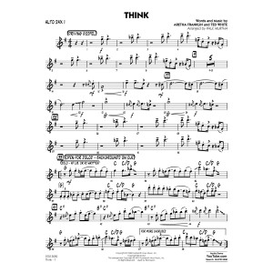Think (arr. Paul Murtha) - Alto Sax 1