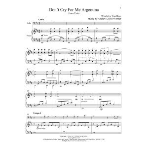 Don't Cry For Me Argentina (from Evita)