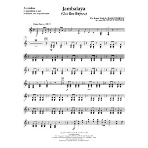Jambalaya (On The Bayou) (arr. Ryan O'Connell) - Accordion