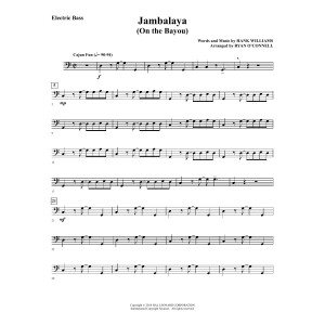 Jambalaya (On The Bayou) (arr. Ryan O'Connell) - Bass