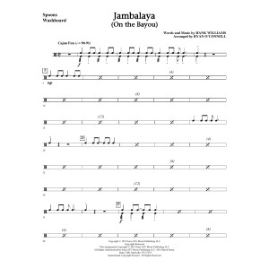 Jambalaya (On The Bayou) (arr. Ryan O'Connell) - Un-pitched Percussion