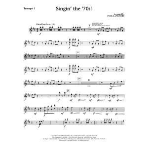 Singin' The 70's (arr. Paul Langford) - Bb Trumpet 1