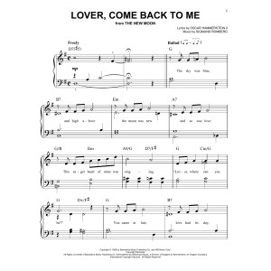 Lover, Come Back To Me