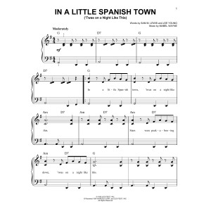 In A Little Spanish Town ('Twas On A Night Like This)