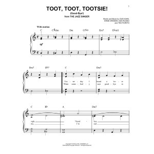 Toot, Toot, Tootsie! (Good-bye!)