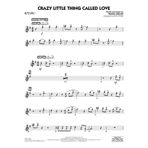 Crazy Little Thing Called Love (arr. Rick Stitzel) - Alto Sax 1