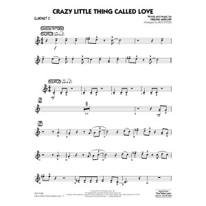 Crazy Little Thing Called Love (arr. Rick Stitzel) - Bb Clarinet 2