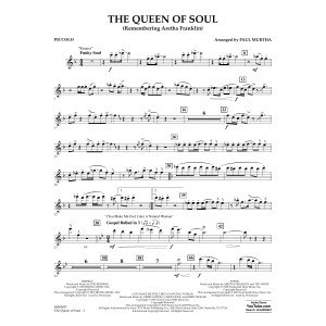 The Queen Of Soul (arr. Paul Murtha)- Conductor Score (Full Score) - Piccolo