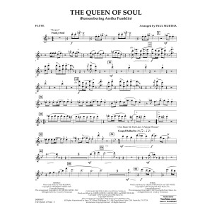 The Queen Of Soul (arr. Paul Murtha)- Conductor Score (Full Score) - Flute