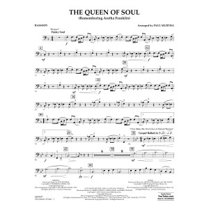 The Queen Of Soul (arr. Paul Murtha)- Conductor Score (Full Score) - Bassoon