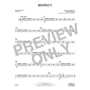 Respect (arr. Johnnie Vinson) - Percussion 2