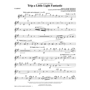 Trip a Little Light Fantastic (from Mary Poppins Returns) (arr. Mark Brymer) - Bb Clarinet