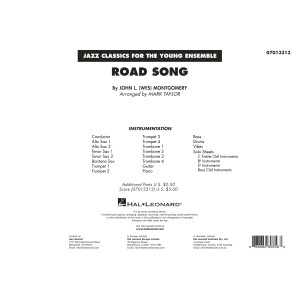 Road Song (arr. Mark Taylor) - Conductor Score (Full Score)