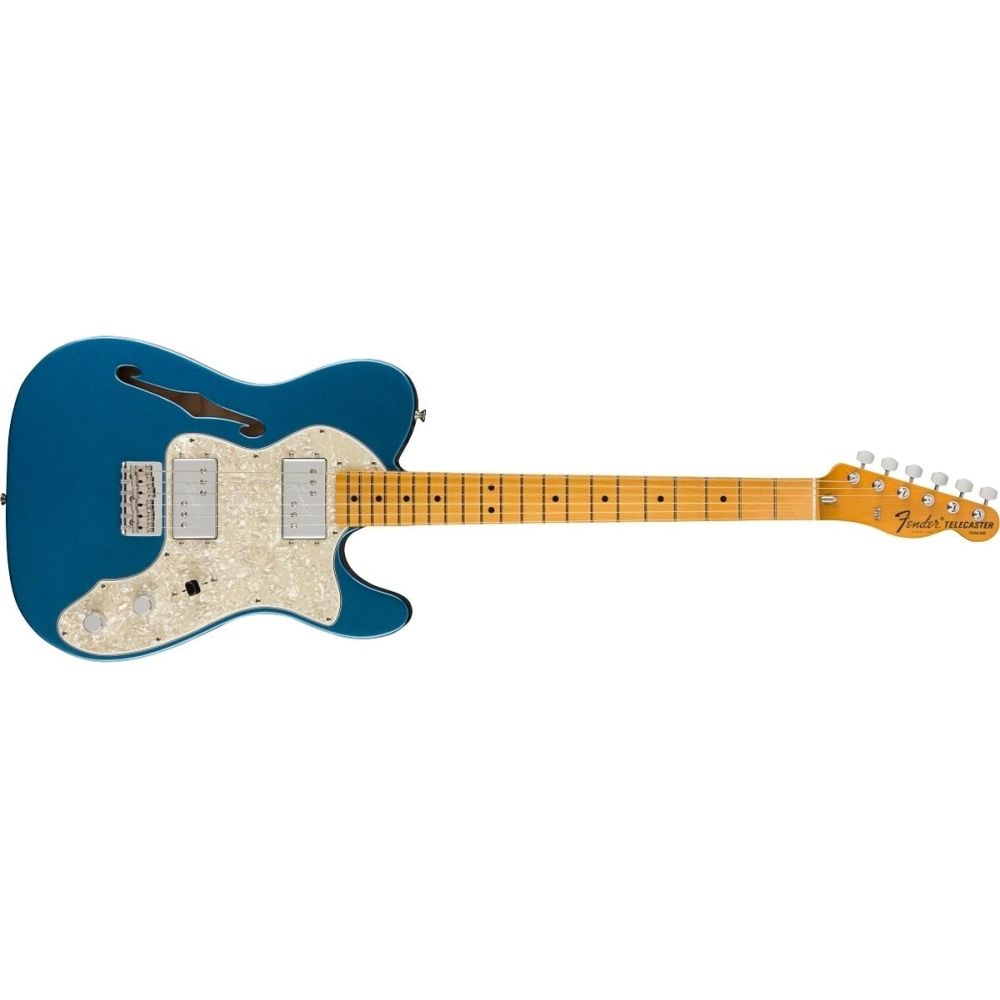 Fender American Vintage II 1972 Telecaster Thinline Electric Guitar - Lake Placid Blue