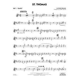 St. Thomas (arr. Mark Taylor) - Part 1 - Trumpet