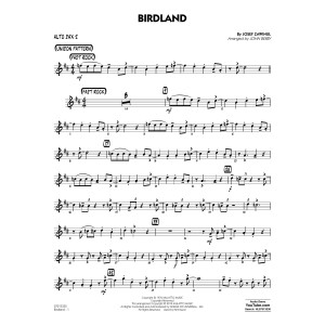 Birdland (arr. John Berry) - Alto Sax 2