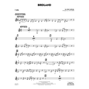 Birdland (arr. John Berry) - F Horn