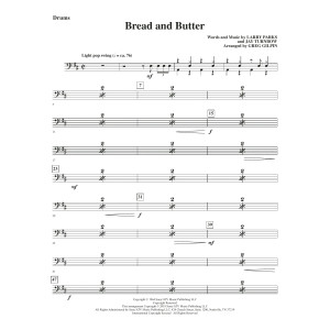 Bread and Butter (arr. Greg Gilpin) - Drums