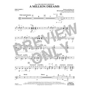 A Million Dreams (from The Greatest Showman) (arr. James Kazik) - Percussion 1