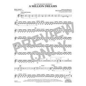 A Million Dreams (from The Greatest Showman) (arr. James Kazik) - Percussion 2