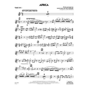 Africa (arr. John Wasson) - Tenor Sax 1