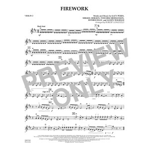 Firework (arr. Robert Longfield) - Violin 2