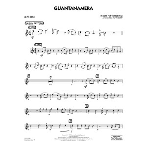 Guantanamera (arr. John Berry) - Alto Sax 1