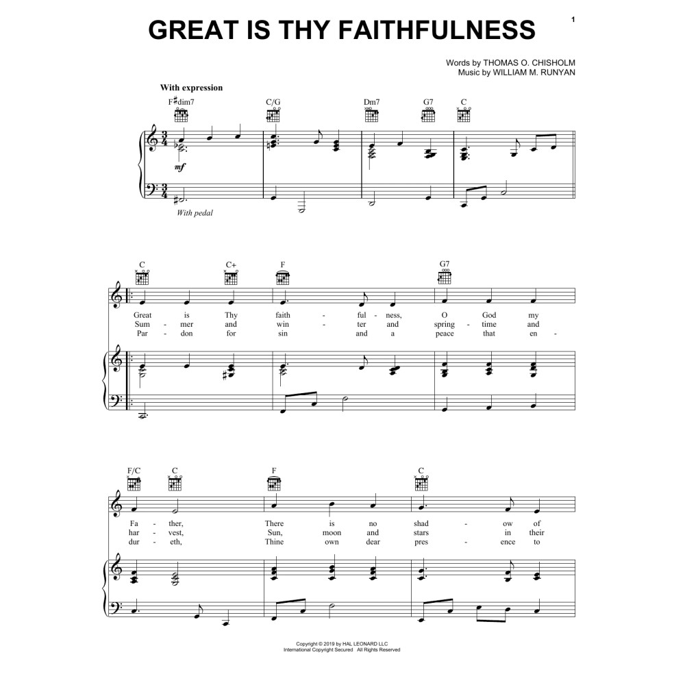 Great Is Thy Faithfulness