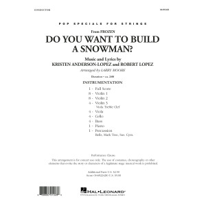 Do You Want To Build A Snowman (from Frozen) (arr. Larry Moore) - Conductor Score (Full Score)
