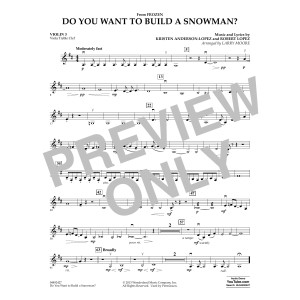Do You Want To Build A Snowman (from Frozen) (arr. Larry Moore) - Violin 3 (Viola Treble Clef)