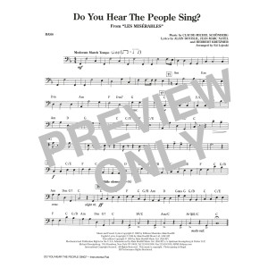 Do You Hear The People Sing? (from Les Miserables) (arr. Ed Lojeski) - Bass