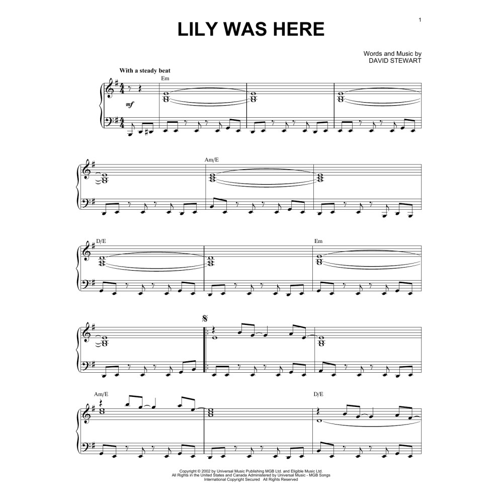 Lily Was Here (feat. Candy Dulfer)