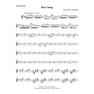 Deer Song (from Considering Matthew Shepard) - Guitar