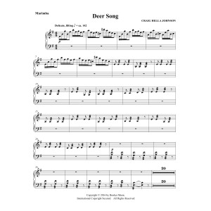 Deer Song (from Considering Matthew Shepard) - Marimba