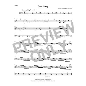 Deer Song (from Considering Matthew Shepard) - Viola