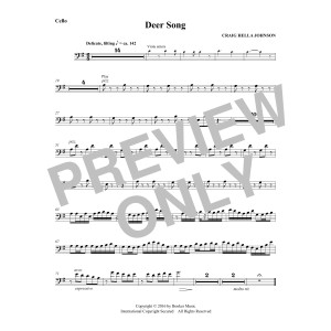 Deer Song (from Considering Matthew Shepard) - Cello