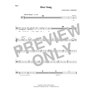 Deer Song (from Considering Matthew Shepard) - Double Bass